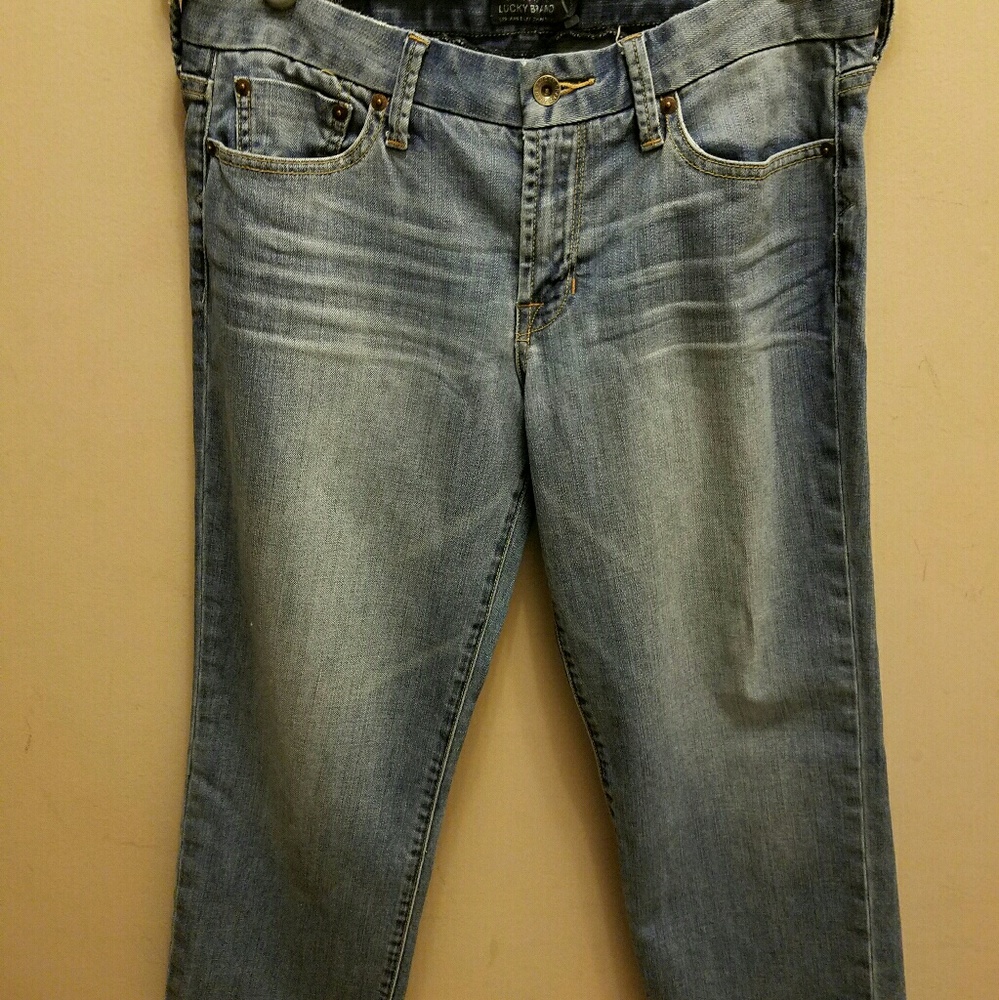 Lucky Brand Sz 10/30 Sweet Jean Crop Flat